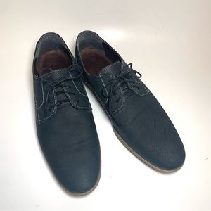 Jeffrey Tyler Men’s Jet Black Suede Oxford Lace-Up Shoes Size 13 EUC